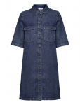 NOISY MAY - Nmnew Signe S/S Denim Dress Vi002Mb Noos - L&uuml;hikesed kleidid - M