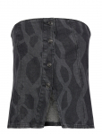 Hosbjerg - Mickie Denim Top - Varrukateta - XL