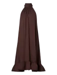 Malina - Sabrina Halterneck Ruffled Midi Dress - P&otilde;lveni ja midi - XL