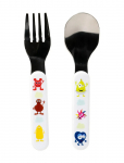 Babblarna - Babblarna- Cutlery, Fork & Spoon - S&ouml;&ouml;giriistad - 14 cm