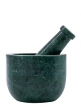 House Doctor - Morter M. St&oslash;der, Hdarb, M&oslash;rkegr&oslash;n - Uhmrid ja nuiad - H:7.8CM