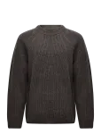 Garment Project - Boxy Wool Knit - Dark Taupe Melange - &Uuml;mara kaelusega - XXL
