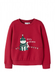 Name It - Nmfvismas Ls Nreg Sweat Bru - Dressipluusid - 98