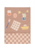 NOBODINOZ - Vibes Quilted Wall Organizer Breakfast - Seinakaunistused - ONE SIZE