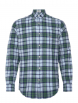 Gant - Reg Cotton Linen Check Shirt - Ruudulised s&auml;rgid - XXL