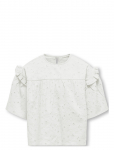 Kids Only - Kogdaisy S/S Emb Anglaise Shirt Wvn - Pluusid ja tuunikad - 152