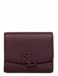 Lauren Ralph Lauren - Pebbled Leather-Cmryn Sm Flp-Wlt-Sm - Rahakotid - ONE SIZE