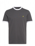 Lyle & Scott - Ringer T-Shirt - L&uuml;hikeste varrukatega - S
