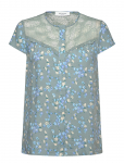 Rosemunde - Rwelif Capsleeve Regular Lace Blous - L&uuml;hikeste varrukatega - 40
