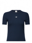 Calvin Klein Jeans - A- Modal Rib Tee (Essential) - L&uuml;hikeste varrukatega - XL