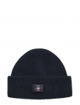 GANT - Cotton Blend Ribbed Beanie - Kootud m&uuml;tsid - ONE SIZE