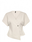 Vero Moda - Vmsonja Ss V-Neck Top Wvn Exp - L&uuml;hikeste varrukatega - XS