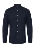 Lindbergh - Yarn Dyed Oxford Superflex Shirt L/S - Oxfordi s&auml;rgid - S