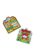 Pippi Langstr&oslash;mpe - Pippi - Wooden House Puzzle - Puidust pusled - ONE SIZE