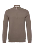 Lindbergh - Structure Zip Neck Knit - Poolpika lukuga džemprid - S