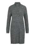 Vila - Vinynni Highneck L/S Knit Dress/Bfs - L&uuml;hikesed kleidid - XXL