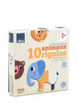 Vilac - Magnets 30 Pcs - 10 Funny Animals - Puidust pusled - ONE SIZE