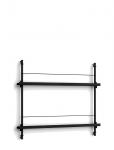 MOEBE - Box Set, Magazine Shelving Ms.65.1, Oak Shelves, Stainless Steel Legs (Fsc Mix Credit) - Riiulid - H:65CM
