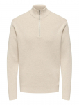 ONLY & SONS - Onsting Life Reg Half Zip Knit Noos - Poolpika lukuga džemprid - XXL