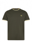 Fred Perry - Twin Tipped T-Shirt - L&uuml;hikeste varrukatega - S