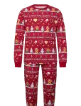 Happy Seasons - Christmas Cookie Pyjamas Red - Pidžaamad (komplektid) - XS
