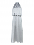 Gina Tricot - Satin Halterneck Maxi Dress - Maksikleidid - 36