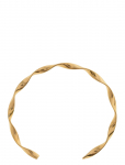 Timi Of Sweden - Juni - Wavy Twisted Bangle Bracelet Stainless Steel - K&auml;ev&otilde;rud - ONE SIZE