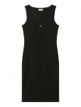 Calvin Klein Jeans - Sl Baby Rib Woven Label Square N - P&otilde;lveni ja midi - S