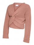 Mamalicious - Mlsvala Cot L/S Crop Knit Top - Pont&scaron;od - XXL