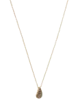 Bud To Rose - Drop Crystal Necklace Black/Silver - &Otilde;rnad kaelakeed - ONE SIZE