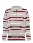 A-View - Polo Long Sleeve Stripe Knit Blouse - Pikkade varrukatega - S