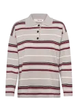 A-View - Polo Long Sleeve Stripe Knit Blouse - Pikkade varrukatega - S