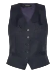 Lauren Ralph Lauren - Lt Drapy Linen Visc-Wvn-Vest - Kootud vestid - 44