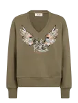 MOS MOSH - Mmcosette V-Ls Spring Sweatshirt - Dressipluusid - S