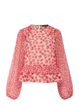 French Connection - Poppy Emina Semi Sheer Top - Pikkade varrukatega - XS