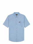Wrangler - Ss Chambray Shirt - Vabaaja s&auml;rgid - S x 00