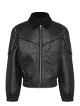 HAN Kj&oslash;benhavn - Faux Shearling Boxy Jacket - Bomber-jakid - 50