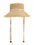 Malina - Judith Fringe Trimmed Raffia Hat - M&uuml;tsid - ONE SIZE
