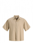 Jack & Jones - Jormontauk Wavy Texture Shirt Ss Sn - Vabaaja s&auml;rgid - XXL