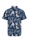 Jack & Jones - Jjhonolulu Aop Shirt Ss - L&uuml;hikeste varrukatega s&auml;rgid - L