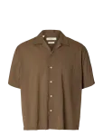Selected - Slhrlxair Mix Ss Shirt - Vabaaja s&auml;rgid - XXL