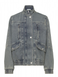 ROUGE EDIT - Rouvivian L/S Denim Jacket/Pf - L&uuml;hikesed teksap&uuml;ksid - 40