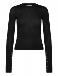 Weekday - Slim Long-Sleeved Press Stud Top - Pikkade varrukatega - XL