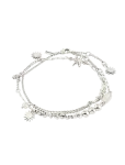 Pilgrim - Prism Bracelet Silver-Plated - K&auml;eketid - ONE SIZE