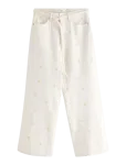 Lindex - Wide Peggy Jeans With Embroidery - Laiad - 34