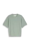 Tom Tailor - Relaxed Structured Sweat - L&uuml;hikeste varrukatega - S