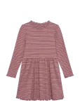 Minymo - Dress Ls Rib - Pikkade varrukatega vabaajakleidid - 98
