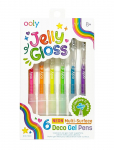 Ooly - Gel Pen 6 Pcs - Multi-Surface Deco - Jelly Gloss Neon - Pliiatsid - ONE SIZE
