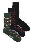 Jack & Jones - Jacgareth Food Socks 3 Pack - Tavalised sokid - ONE SIZE