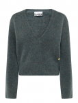 Ganni - V Neck Jumper - Džemprid - XXS